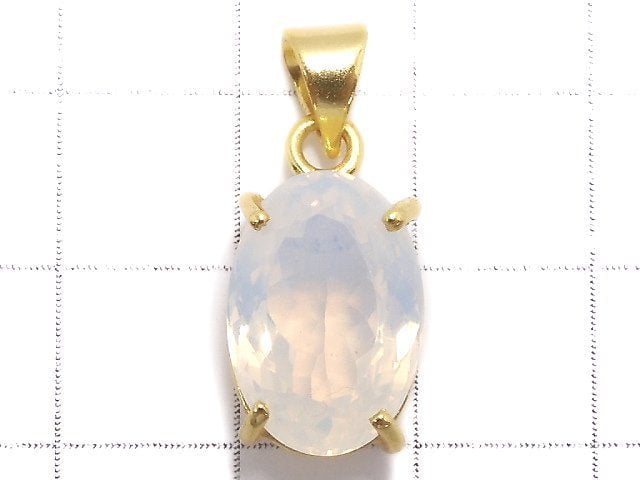 [Video][One of a kind] Moonlight Quartz AAA Pendant 18KGP NO.16