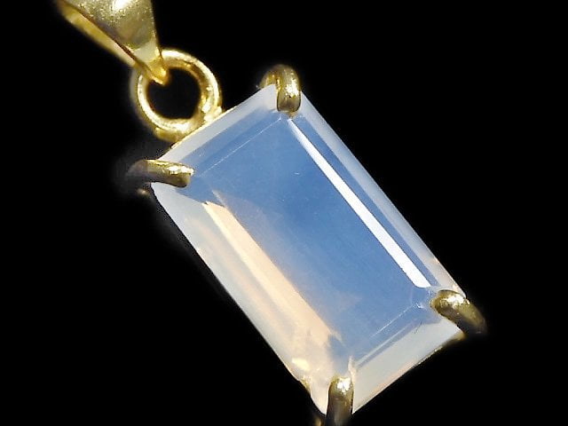 [Video][One of a kind] Moonlight Quartz AAA Pendant 18KGP NO.17