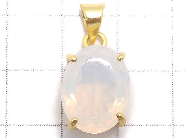 [Video][One of a kind] Moonlight Quartz AAA Pendant 18KGP NO.18