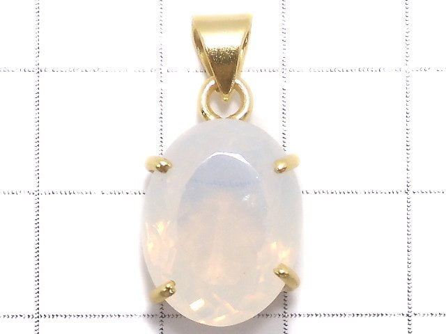 [Video][One of a kind] Moonlight Quartz AAA Pendant 18KGP NO.20