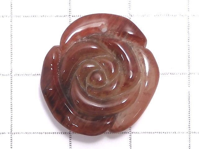 [Video][One of a kind] Tibetan Andesine AAA Rose 1pc NO.16