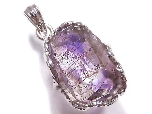 [Video][One of a kind] Amethyst Elestial AAA Pendant Silver925 NO.3