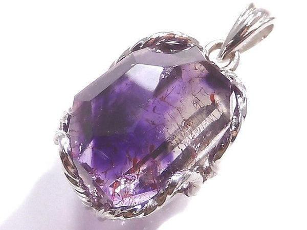 [Video][One of a kind] Amethyst Elestial AAA Pendant Silver925 NO.5