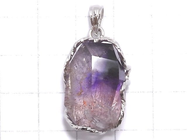 [Video][One of a kind] Amethyst Elestial AAA Pendant Silver925 NO.9