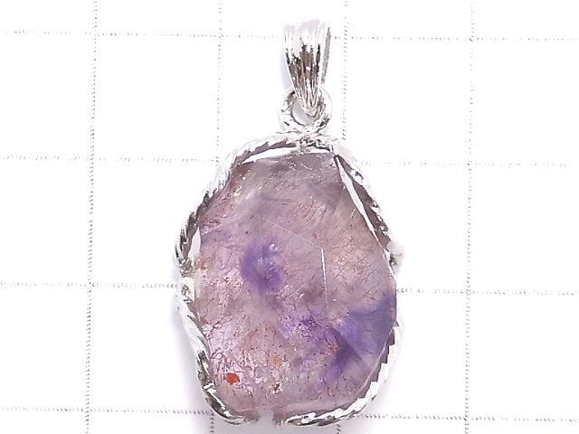 [Video][One of a kind] Amethyst Elestial AAA Pendant Silver925 NO.10