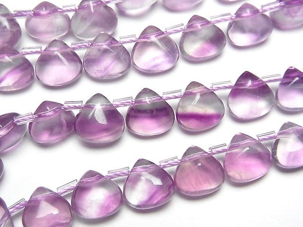 [Video] Purple Fluorite AA++ Chestnut (Smooth) 8x8mm 1strand beads (aprx.7inch/19cm)