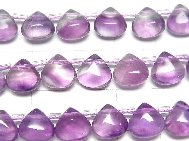 [Video] Purple Fluorite AA++ Chestnut (Smooth) 8x8mm 1strand beads (aprx.7inch/19cm)