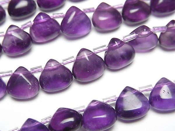 [Video] Purple Fluorite AA++ Chestnut (Smooth) 8x8mm 1strand beads (aprx.7inch/19cm)