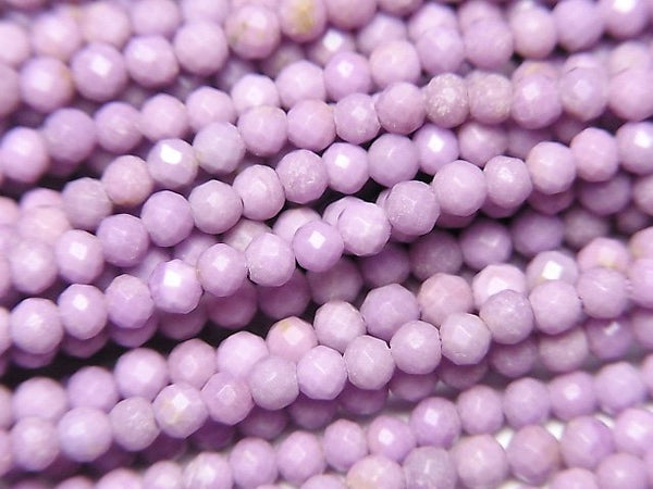 High Quality!  Phosphosiderite AA+ Faceted Round 3mm  1strand beads (aprx.15inch/37cm)