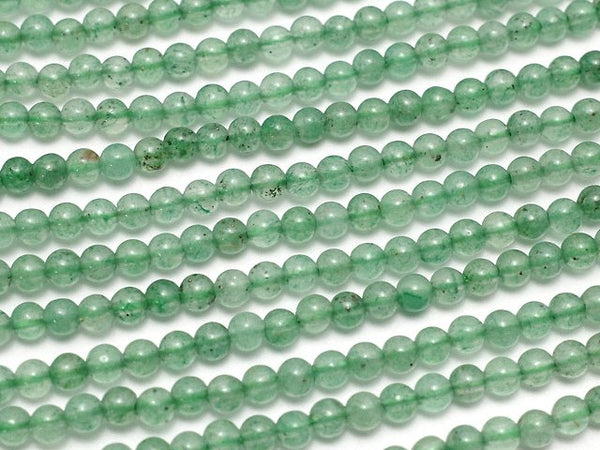Green Aventurine Round 2mm 1strand beads (aprx.15inch/38cm)