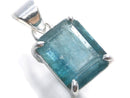 [Video][One of a kind] Aqua Kyanite AAA- Pendant Silver925 NO.4