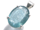 [Video][One of a kind] Aqua Kyanite AAA- Pendant Silver925 NO.6