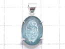 [Video][One of a kind] Aqua Kyanite AAA- Pendant Silver925 NO.6