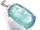 [Video][One of a kind] Aqua Kyanite AAA- Pendant Silver925 NO.8
