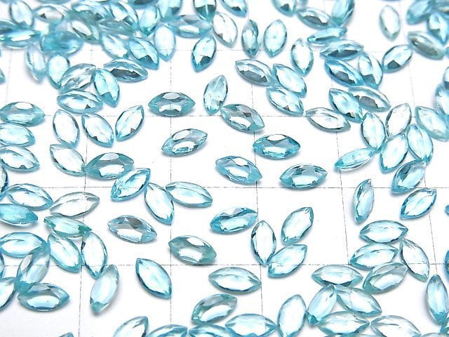 [Video]High Quality Apatite AAA Loose stone Marquise Faceted 6x3mm 5pcs