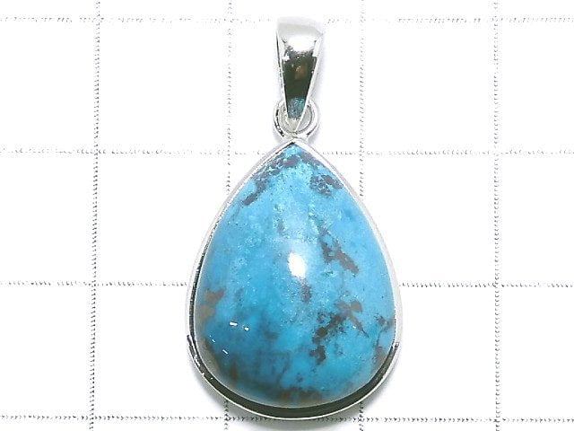 [Video][One of a kind] Chrysocolla AAA Pendant Silver925 NO.8