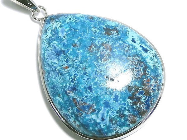 [Video][One of a kind] Chrysocolla AAA Pendant Silver925 NO.19