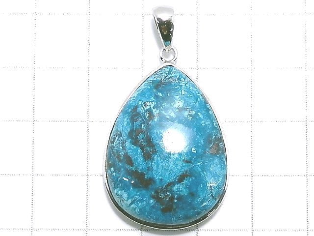 [Video][One of a kind] Chrysocolla AAA Pendant Silver925 NO.20