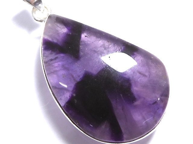 [Video][One of a kind] Trapiche Amethyst Pendant Silver925 NO.9