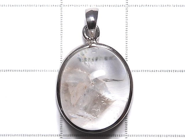 [Video][One of a kind] Crystal in Quartz Pendant Silver925 NO.3