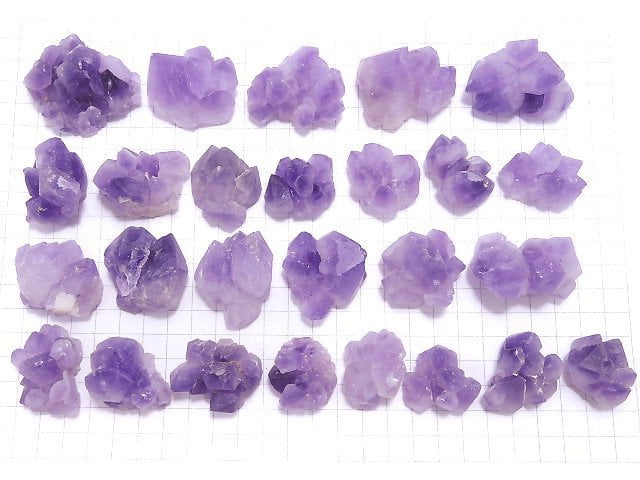 [Video][One of a kind] Amethyst Cluster 26pcs Set NO.2