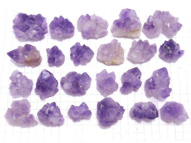 [Video][One of a kind] Amethyst Cluster 23pcs Set NO.5