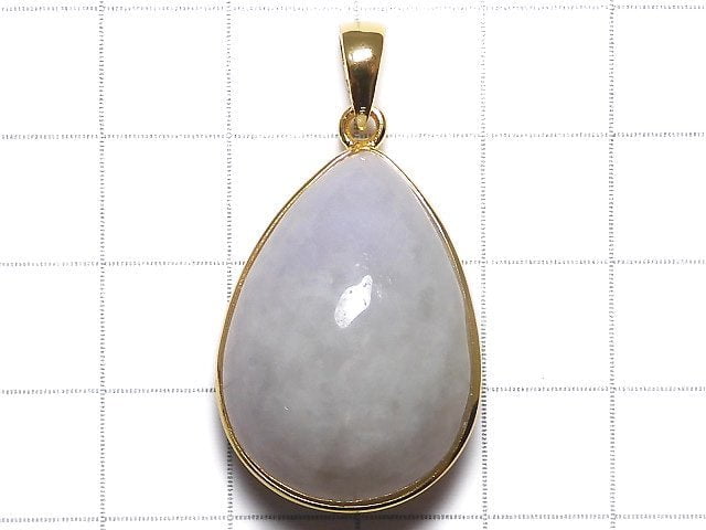 [Video][One of a kind] Burmese Jadeite AAA Pendant 18KGP NO.9