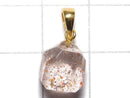 [Video][One of a kind] High Quality Lepidocrocite in Quartz AAA Pendant 18KGP NO.5