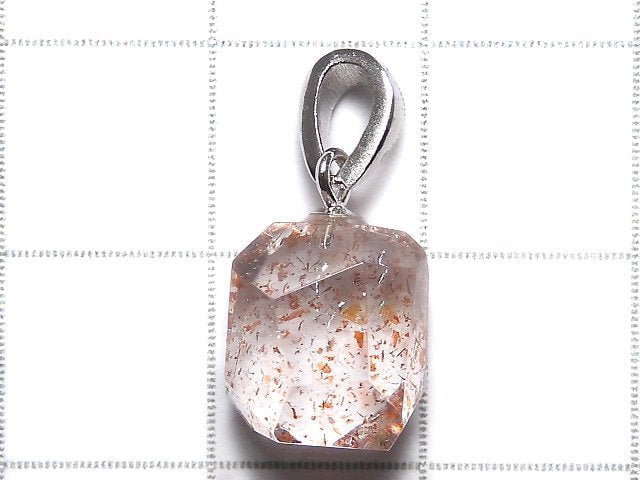 [Video][One of a kind] High Quality Lepidocrocite in Quartz AAA Pendant Silver925 NO.13