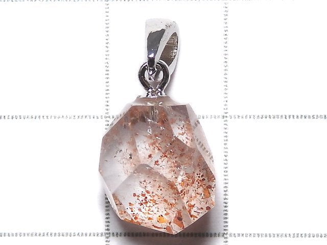 [Video][One of a kind] High Quality Lepidocrocite in Quartz AAA Pendant Silver925 NO.15