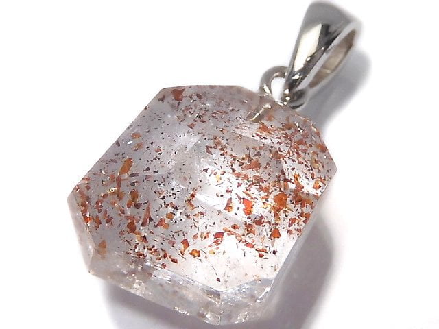 [Video][One of a kind] High Quality Lepidocrocite in Quartz AAA Pendant Silver925 NO.17