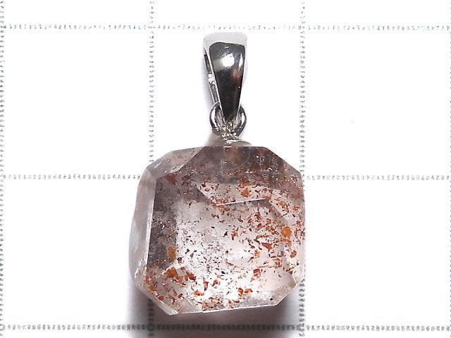 [Video][One of a kind] High Quality Lepidocrocite in Quartz AAA Pendant Silver925 NO.17