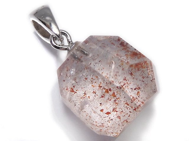 [Video][One of a kind] High Quality Lepidocrocite in Quartz AAA Pendant Silver925 NO.19