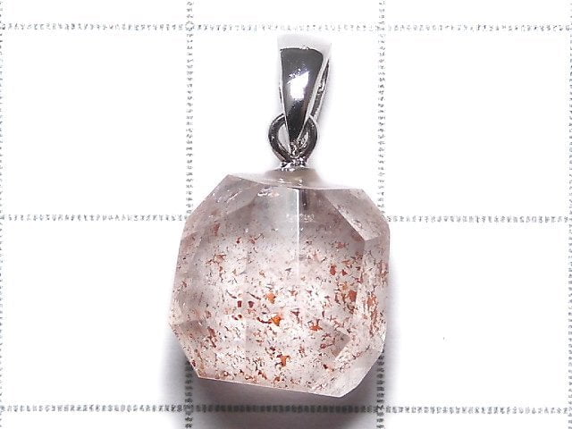 [Video][One of a kind] High Quality Lepidocrocite in Quartz AAA Pendant Silver925 NO.19