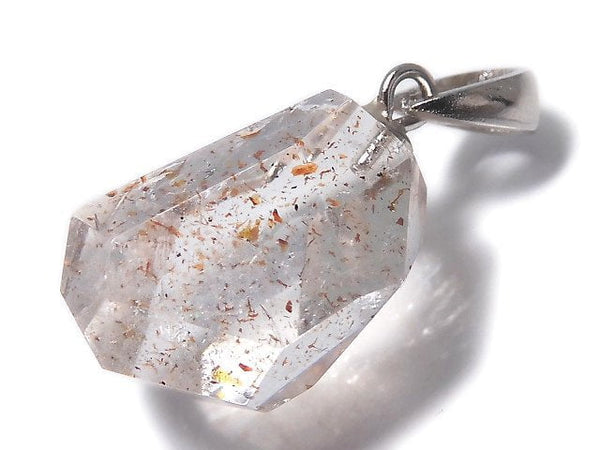 [Video][One of a kind] High Quality Lepidocrocite in Quartz AAA Pendant Silver925 NO.20