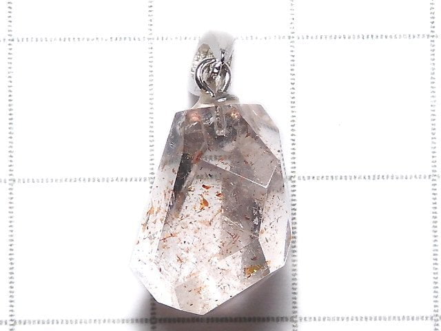 [Video][One of a kind] High Quality Lepidocrocite in Quartz AAA Pendant Silver925 NO.20