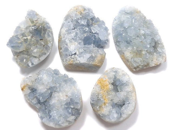 [Video][One of a kind] Celestite Cluster 5pcs Set NO.5