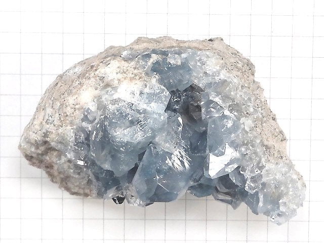 [Video][One of a kind] Madagascar Celestite Cluster NO.104