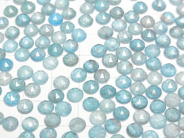 [Video] Apatite x Crystal AAA Round Rose Cut 6x6mm 3pcs