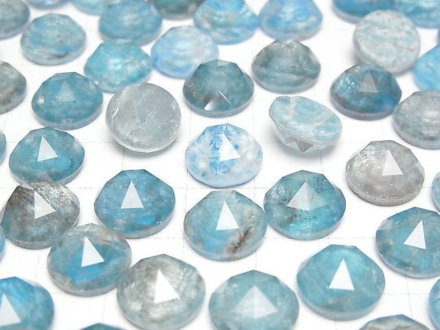 [Video] Apatite x Crystal AAA Round Rose Cut 12x12mm 2pcs