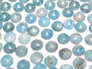 [Video] Apatite x Crystal AAA Round Rose Cut 12x12mm 2pcs