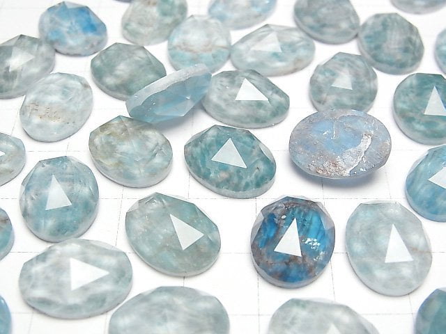 [Video] Apatite x Crystal AAA Oval Rose Cut 16x12mm 1pc