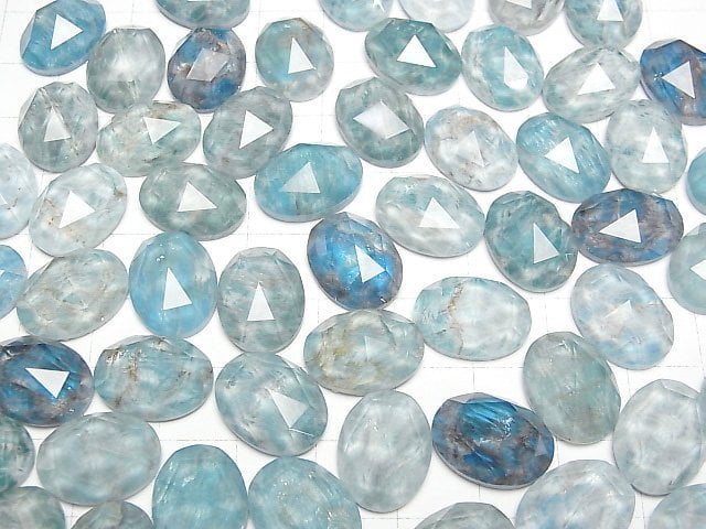 [Video] Apatite x Crystal AAA Oval Rose Cut 16x12mm 1pc