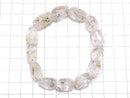 [Video][One of a kind] Oil in Quartz Faceted Nugget Bracelet NO.7