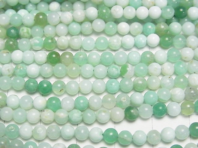 [Video]Chrysoprase AA+ Round 4mm 1strand beads (aprx.15inch/37cm)