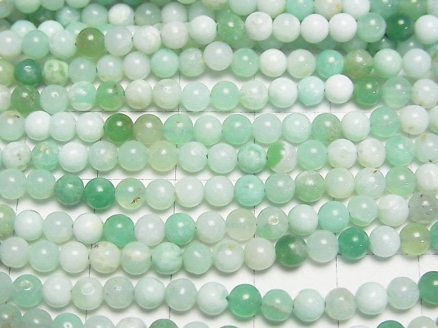 [Video]Chrysoprase AA+ Round 4mm 1strand beads (aprx.15inch/37cm)