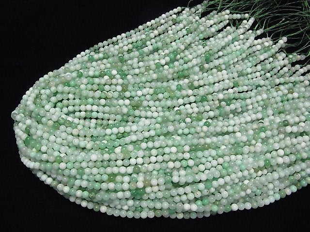 [Video]Chrysoprase AA+ Round 4mm 1strand beads (aprx.15inch/37cm)