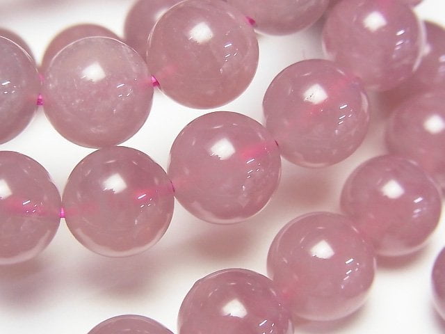 [Video] Madagascar Deep Rose Quartz AA++ Round 10mm Bracelet