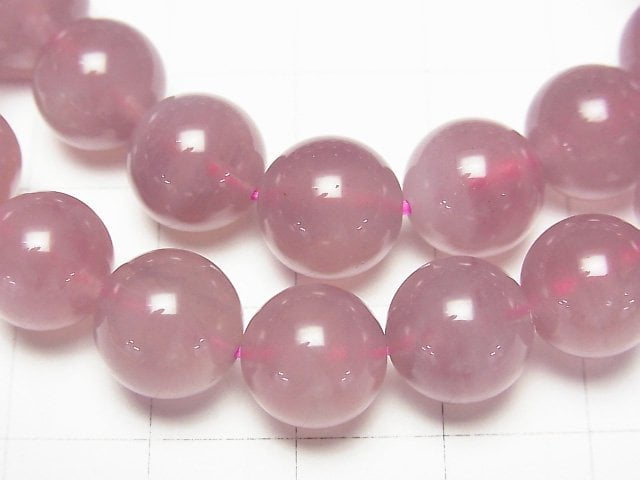 [Video] Madagascar Deep Rose Quartz AA++ Round 10mm Bracelet