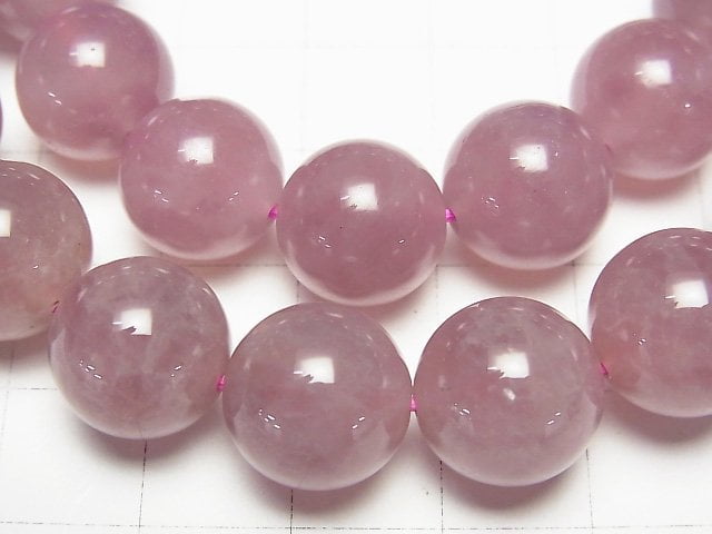 [Video] Madagascar Deep Rose Quartz AA++ Round 12mm Bracelet